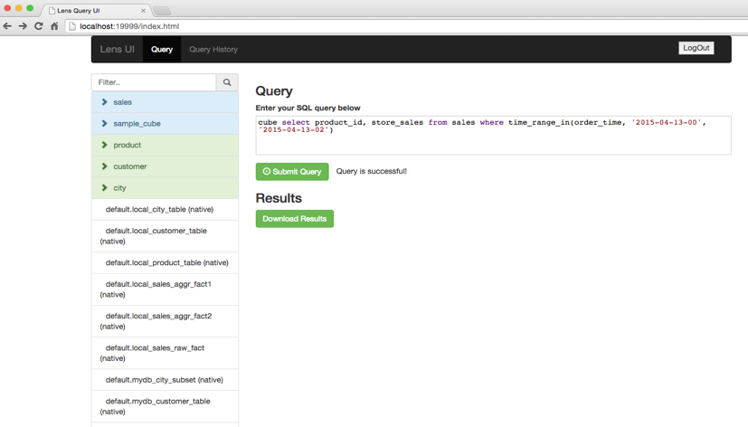 Lens UI Service